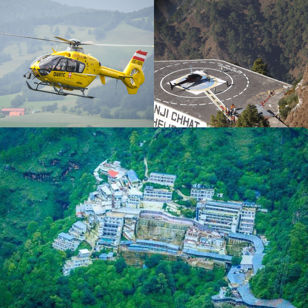 jammu to vaishno devi helicopter "